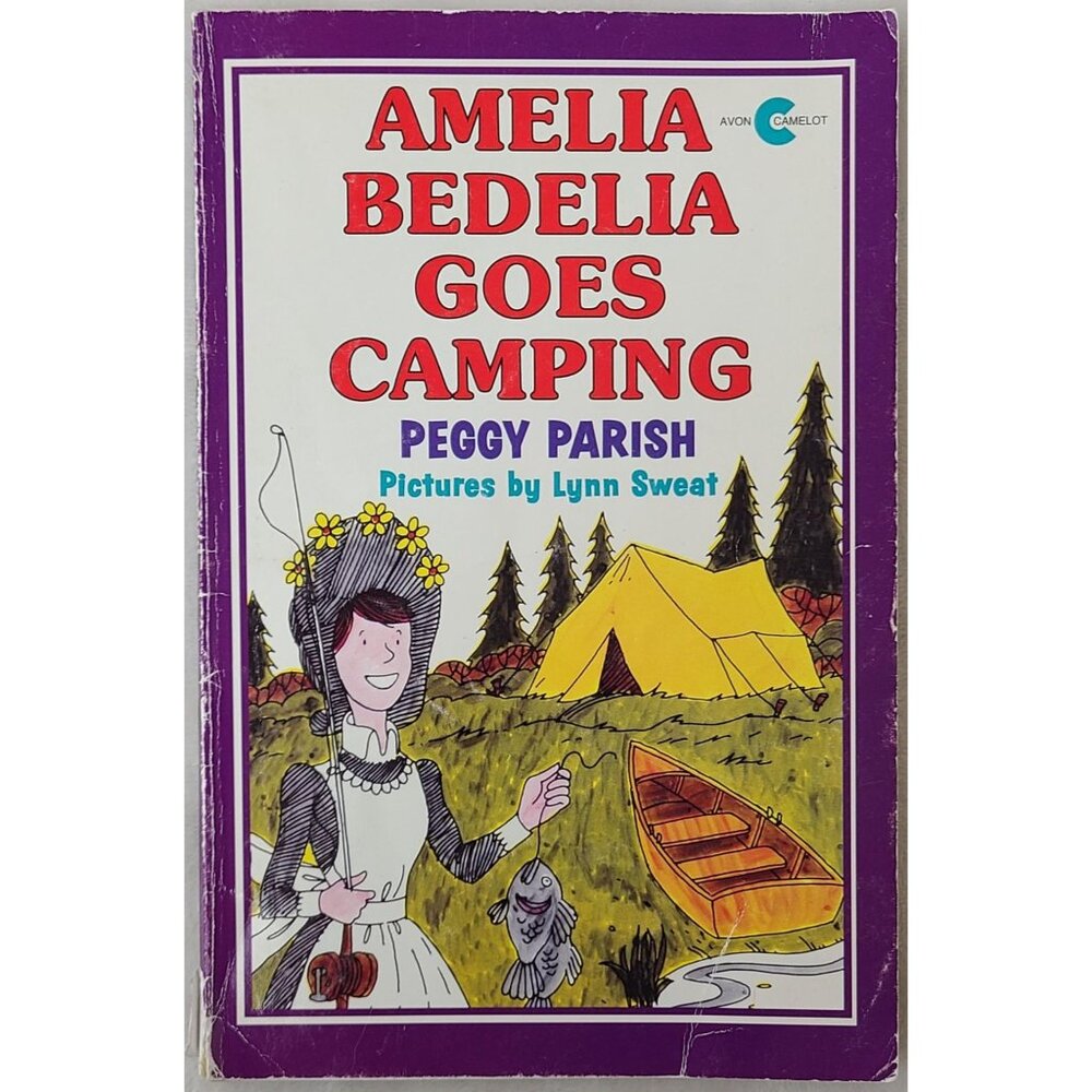 Amelia Bedelia Goes Camping Peggy Parish Avon Camelot Paperback 1997